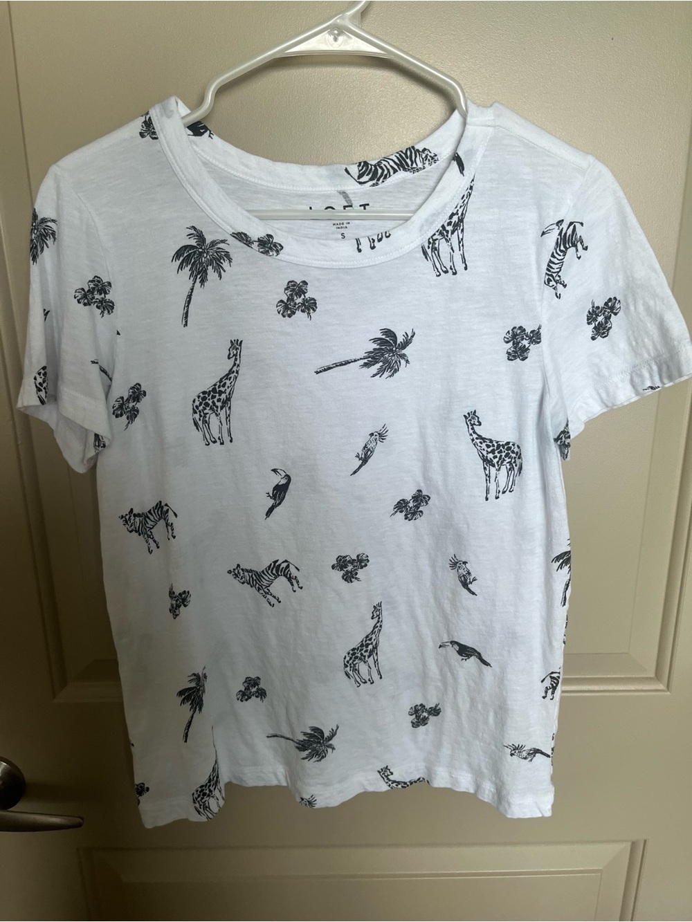 LOFT Animal Safari Print Tee
